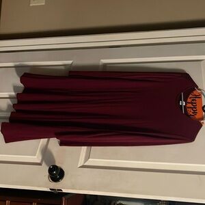 Old navy maroon long sleeve dress